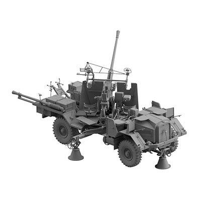 【新品即納】[PTM] (再販) 1/35 英・モーリスボフォースC9/B対空砲自走トラック初期型 プラモデル(TB35210) Thunder Model(サンダーモデル) (20240831)