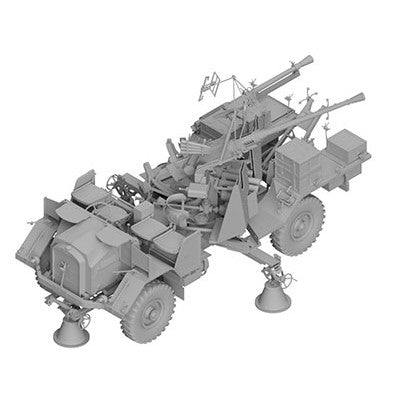 【新品即納】[PTM] (再販) 1/35 英・モーリスボフォースC9/B対空砲自走トラック初期型 プラモデル(TB35210) Thunder Model(サンダーモデル) (20240831)