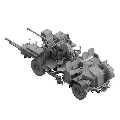 【新品即納】[PTM] (再販) 1/35 英・モーリスボフォースC9/B対空砲自走トラック初期型 プラモデル(TB35210) Thunder Model(サンダーモデル) (20240831)