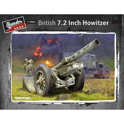 【新品即納】[PTM] (再販) 1/35 英・BL 7.2インチ 榴弾砲・WWII プラモデル(TB35211) Thunder Model(サンダーモデル) (20240831)