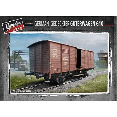 【新品即納】[PTM] (再販) 1/35 独・有蓋貨車 G10 プラモデル(TB35901) Thunder Model(サンダーモデル) (20240831)