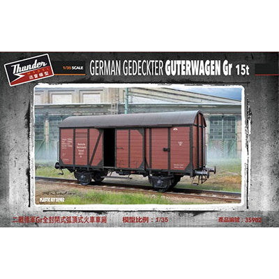 【新品即納】[PTM] (再販) 1/35 独・有蓋貨車 Gr 15t (アーチ型) プラモデル(TB35902) Thunder Model(サンダーモデル) (20240831)