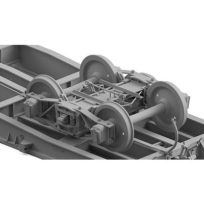 【新品即納】[PTM] (再販) 1/35 独・重平貨車 Ssyl 50トン搭載戦車運搬用 プラモデル(TB35904) Thunder Model(サンダーモデル) (20240831)