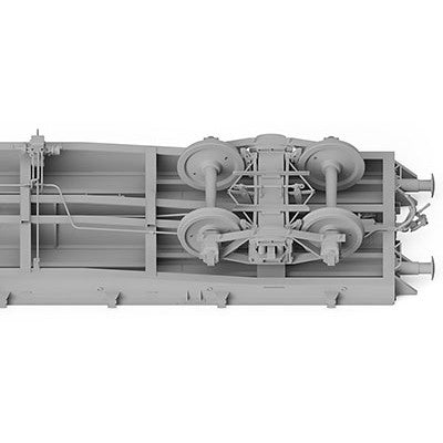 【新品即納】[PTM] (再販) 1/35 独・重平貨車 Ssyl 50トン搭載戦車運搬用 プラモデル(TB35904) Thunder Model(サンダーモデル) (20240831)