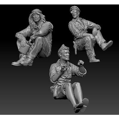 【新品即納】[PTM] (再販) 1/35 英・長距離砂漠挺身隊(LRDG) フィギア3体・Vol.1 プラモデル用アクセサリ(TBF3501) Thunder Model(サンダーモデル) (20240831)