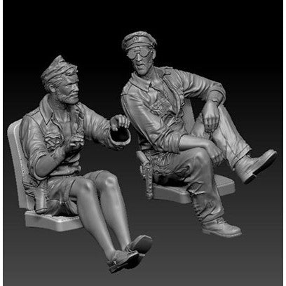 【新品即納】[PTM] (再販) 1/35 英・長距離砂漠挺身隊(LRDG) フィギア3体・Vol.1 プラモデル用アクセサリ(TBF3501) Thunder Model(サンダーモデル) (20240831)
