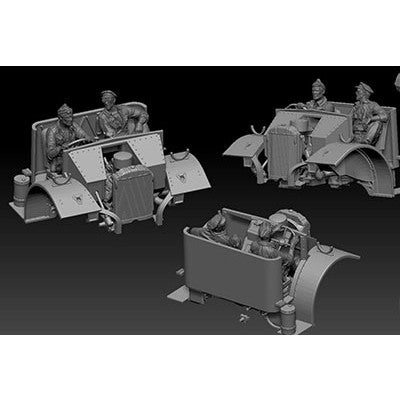 【新品即納】[PTM] (再販) 1/35 英・長距離砂漠挺身隊(LRDG) フィギア3体・Vol.1 プラモデル用アクセサリ(TBF3501) Thunder Model(サンダーモデル) (20240831)