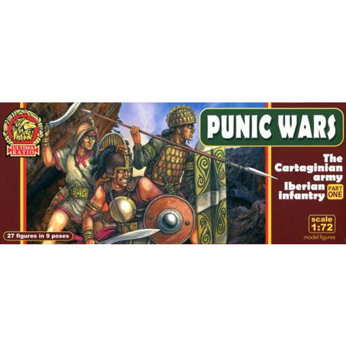 【新品即納】[PTM] 1/72 ポエニ戦争:カルタゴ軍イベリア歩兵パート1(27体・9ポーズ) プラモデル用アクセサリ(ULT7216) ULTIMA RATIO(ウルティマラティオ) (20240831)