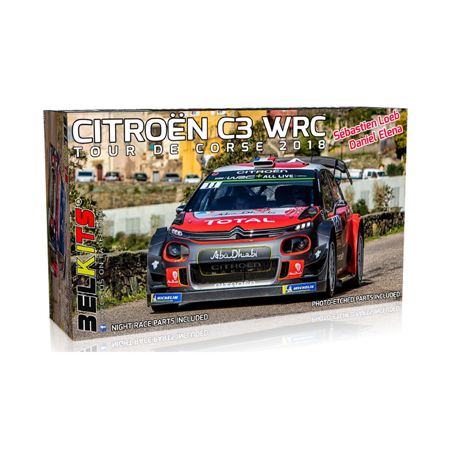 【新品即納】[PTM] (再販) 1/24 シトロエン C3 WRC 2018 ツール・ド・コルス(ターマック仕様) プラモデル(BEL017) ベルキット(20240731)