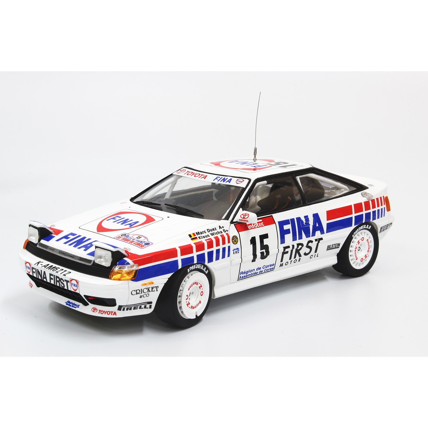 【新品即納】[PTM] (再販) 1/24レーシングシリーズ トヨタ セリカ GT-FOUR ST165 ラリー 1991 ツール・ド・コルス プラモデル(PN24015) プラッツ/nunu(20240731)
