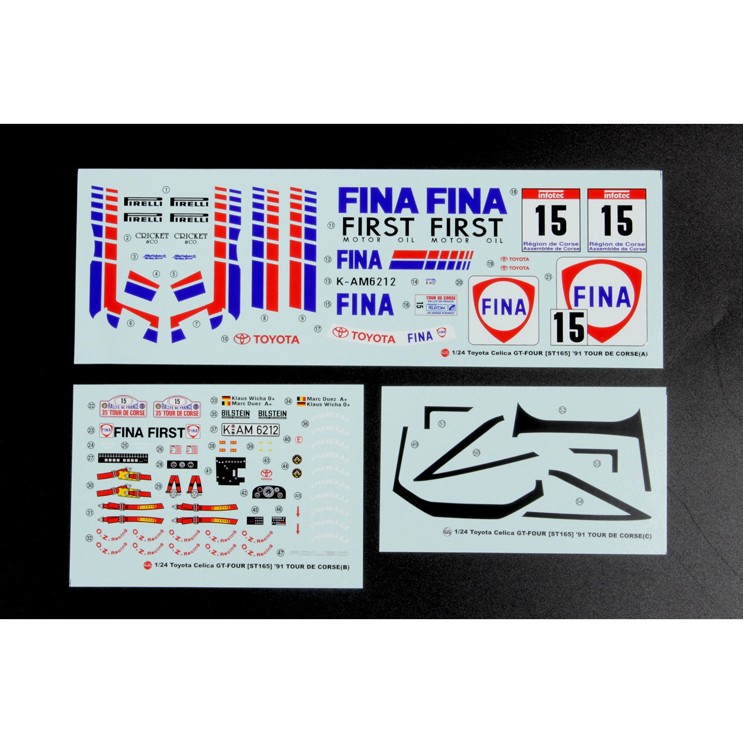 【新品即納】[PTM] (再販) 1/24レーシングシリーズ トヨタ セリカ GT-FOUR ST165 ラリー 1991 ツール・ド・コルス プラモデル(PN24015) プラッツ/nunu(20240731)