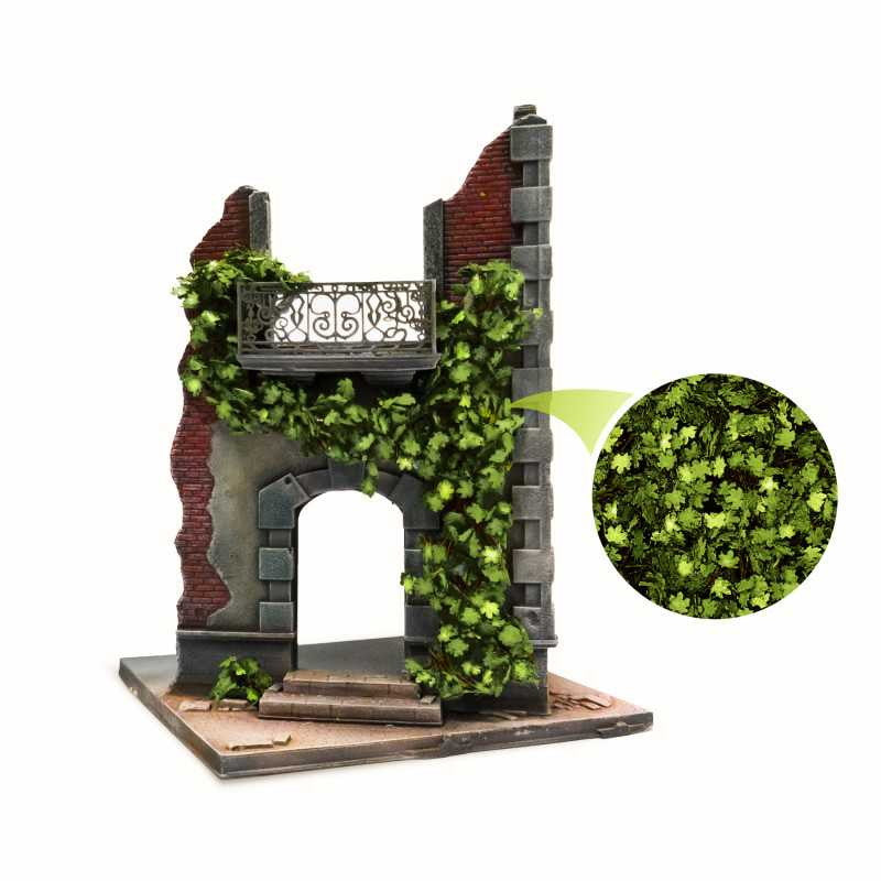 【新品即納】[PTM] ツタの植生シート ライトグリーン(夏のカエデの葉) 大 プラモデル用アクセサリ(GSWD-4640) Green Stuff World(グリーンスタッフワールド) (20240828)