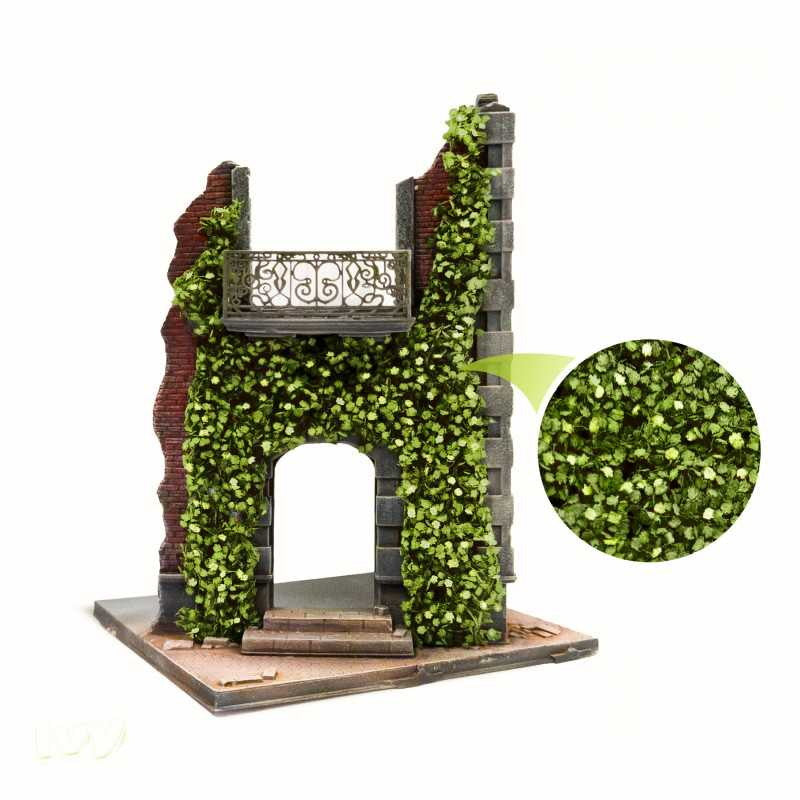 【新品即納】[PTM] ツタの植生シート ライトグリーン(夏のカエデの葉) 小 プラモデル用アクセサリ(GSWD-4641) Green Stuff World(グリーンスタッフワールド) (20240828)