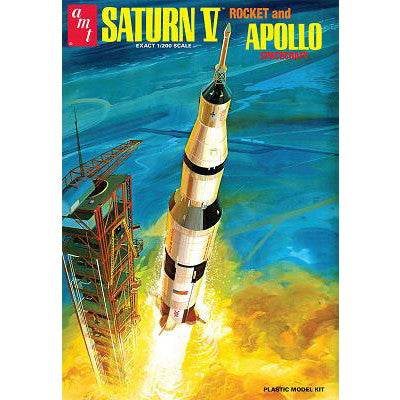 【新品即納】[PTM] (再販) 1/200 アポロ11号 月面着陸50周年記念 サターンV型ロケット プラモデル(AMT1174) AMT(20240731)