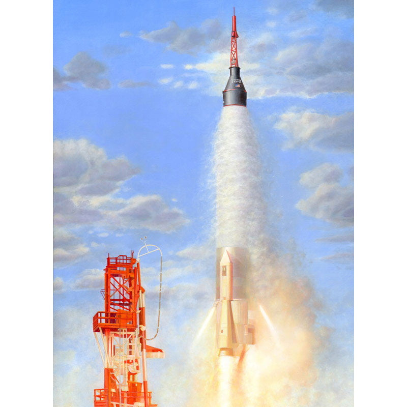 【新品即納】[PTM] (再販) 1/72 マーキュリー・アトラス ロケット プラモデル(HM2002) HORIZON MODELS(ホライズンモデル) (20240731)