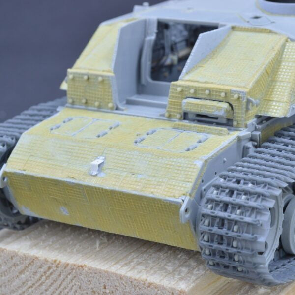 【新品即納】[PTM] 1/35 WWII ドイツ ツィンメリット・コーティングツール ワッフルパターン プラモデル用アクセサリ(HDMT006) HD MODELS(20240930)