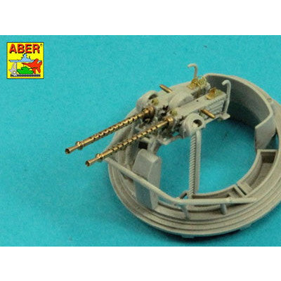 【新品即納】[PTM] 1/35 米・12.7mmブローニングANM2銃身フラッシュハイダー付き2本 プラモデル用アクセサリ(35L162) ABER(アベール) (20240810)