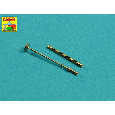 【新品即納】[PTM] 1/32 英・ブローニング.303航空機関砲身フラッシュハイダー付き2本入り プラモデル用アクセサリ(32AL019) ABER(アベール) (20240810)