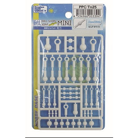 【新品】【お取り寄せ】[PTM] (再販) プレミアムパーツコレクション 関節技 球体ジョイント ミニ ピュアホワイト プラモデル用アクセサリ(PPC-Tn25) HOBBY BASE(ホビーベース)(20240831)