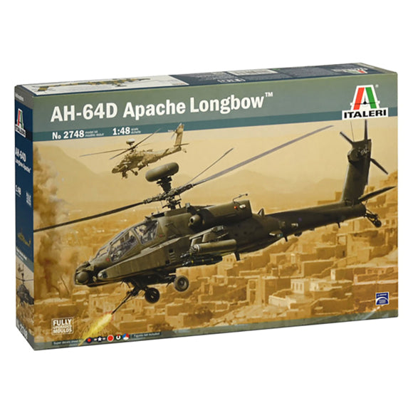 【新品即納】[PTM] 1/48 アメリカ陸軍 AH-64D アパッチ・ロングボウ プラモデル(IT2748) ITALERI(イタレリ) (20241023)