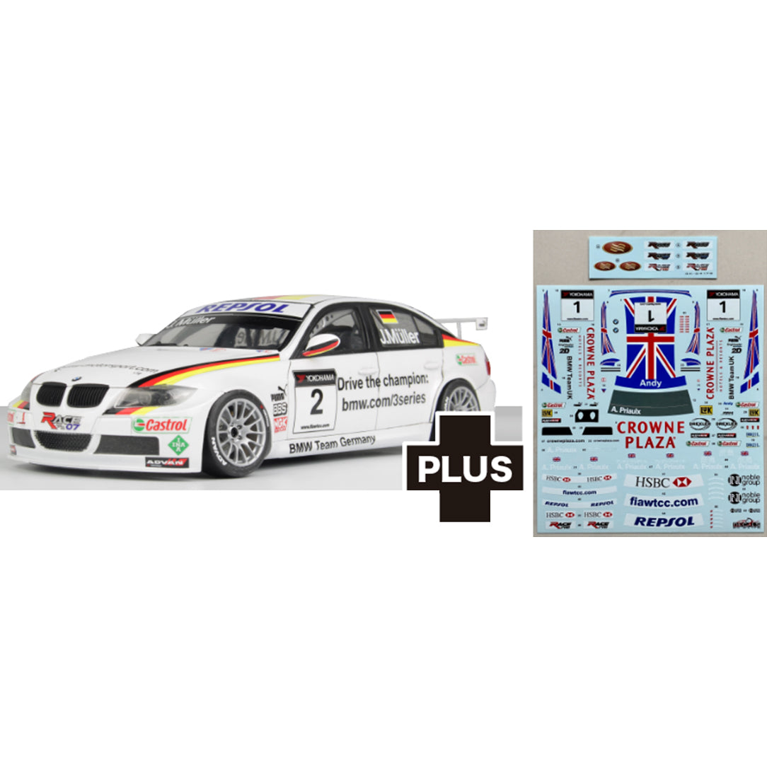 【新品即納】[PTM] 1/24 BMW 320si E90 2008 WTCC ブランズハッチ ウィナー 2008 WTCC BMW UKチーム デカール付属 プラモデル(PN24037SK) プラッツ(20240831)