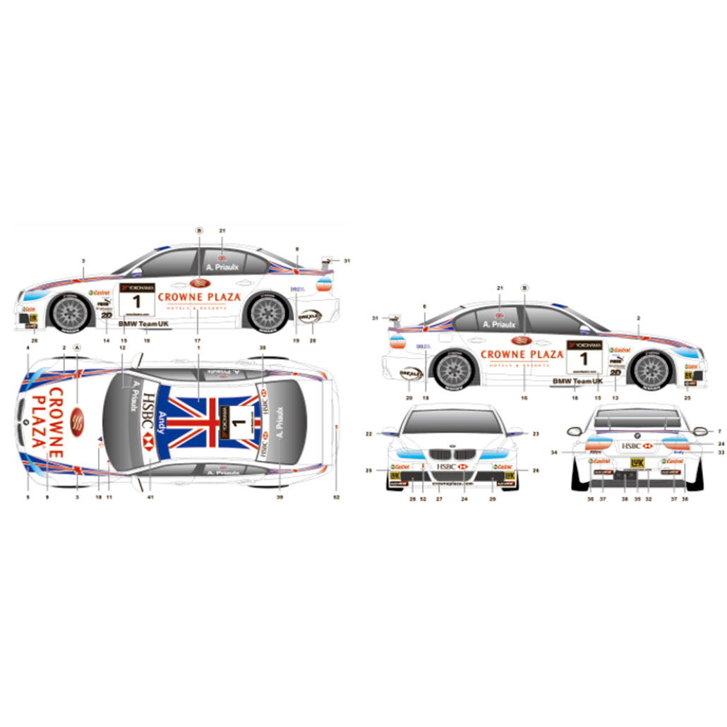【新品即納】[PTM] 1/24 BMW 320si E90 2008 WTCC ブランズハッチ ウィナー 2008 WTCC BMW UKチーム デカール付属 プラモデル(PN24037SK) プラッツ(20240831)