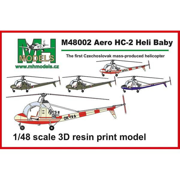 【新品即納】[PTM] 1/48 アエロ HC-2 ヘリベイビー プラモデル(MHZM48002) MH Models(MHモデルズ) (20240823)