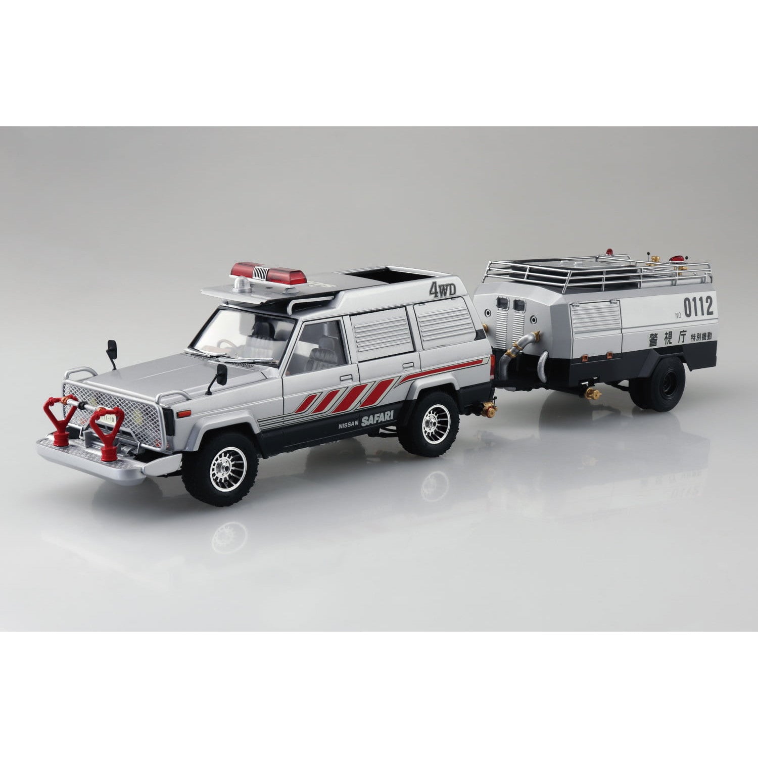 【新品即納】[PTM] 1/24 西部警察 No.7 サファリ4WD&タンク車 プラモデル(068625) アオシマ(20241115)