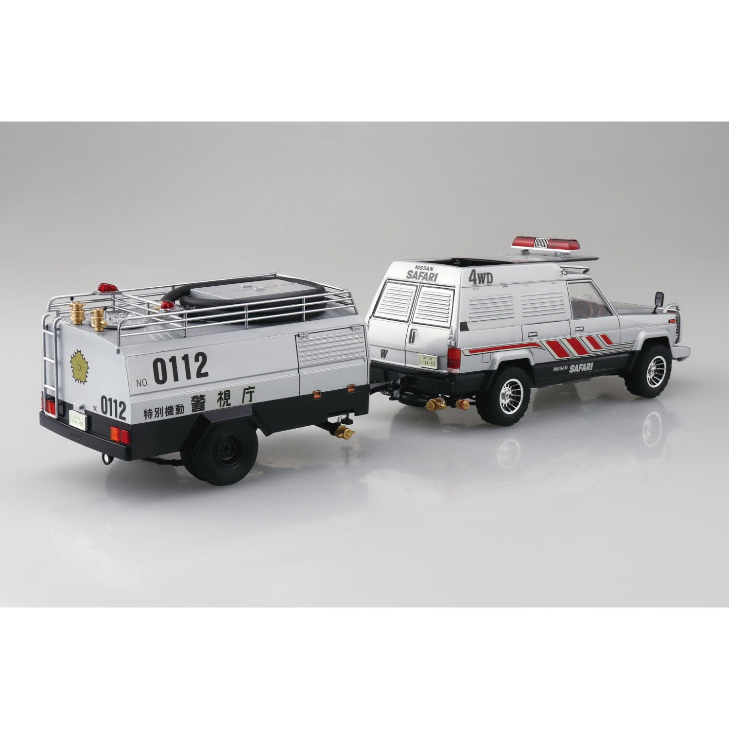 新品即納】[PTM]1/24 西部警察 No.7 サファリ4WD&タンク車 プラモデル 