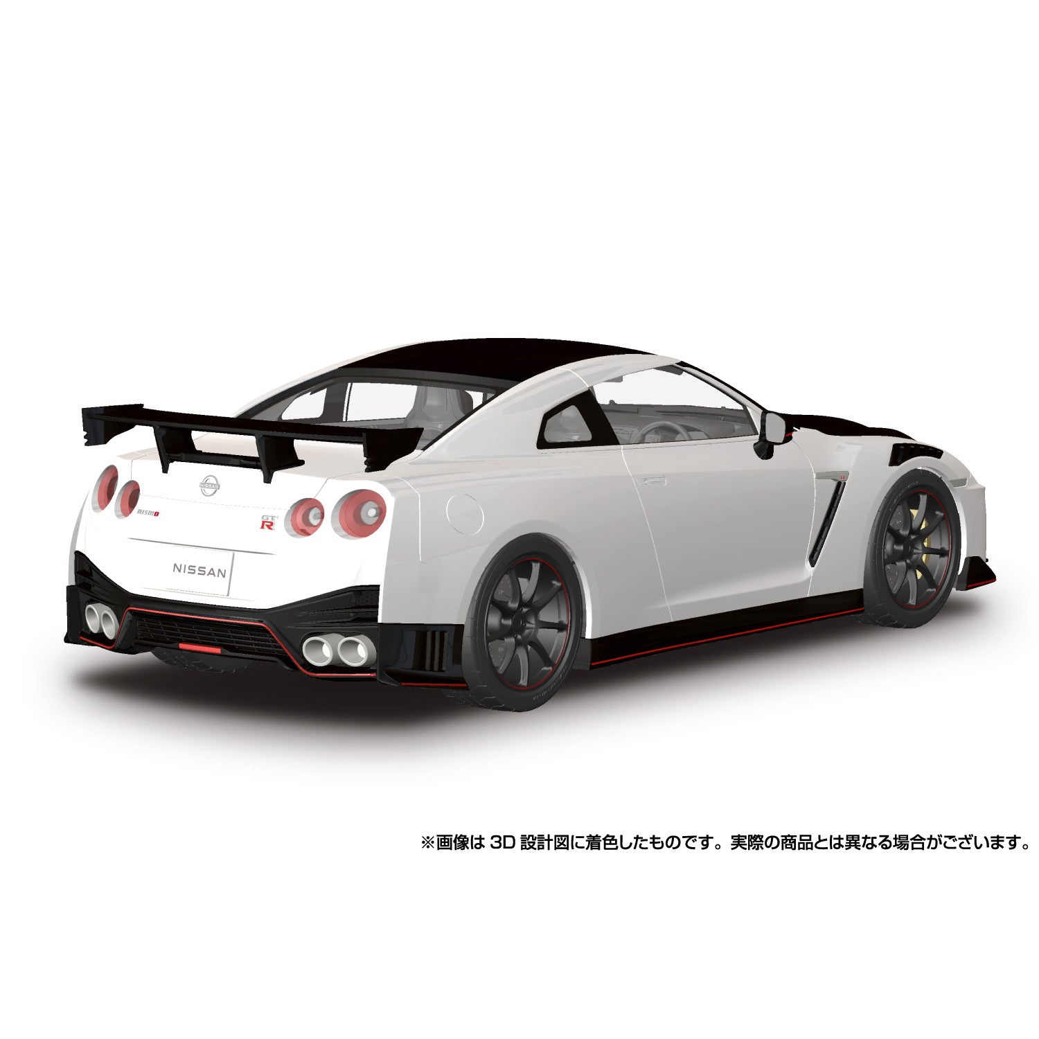 【新品即納】[PTM] 初回生産特典付属 楽プラ スナップカー No.2-BW 1/24 R35 NISSAN GT-R NISMO スペシャルエディション 2022 ブリリアントホワイトパール プラモデル(065921) アオシマ(20241031)