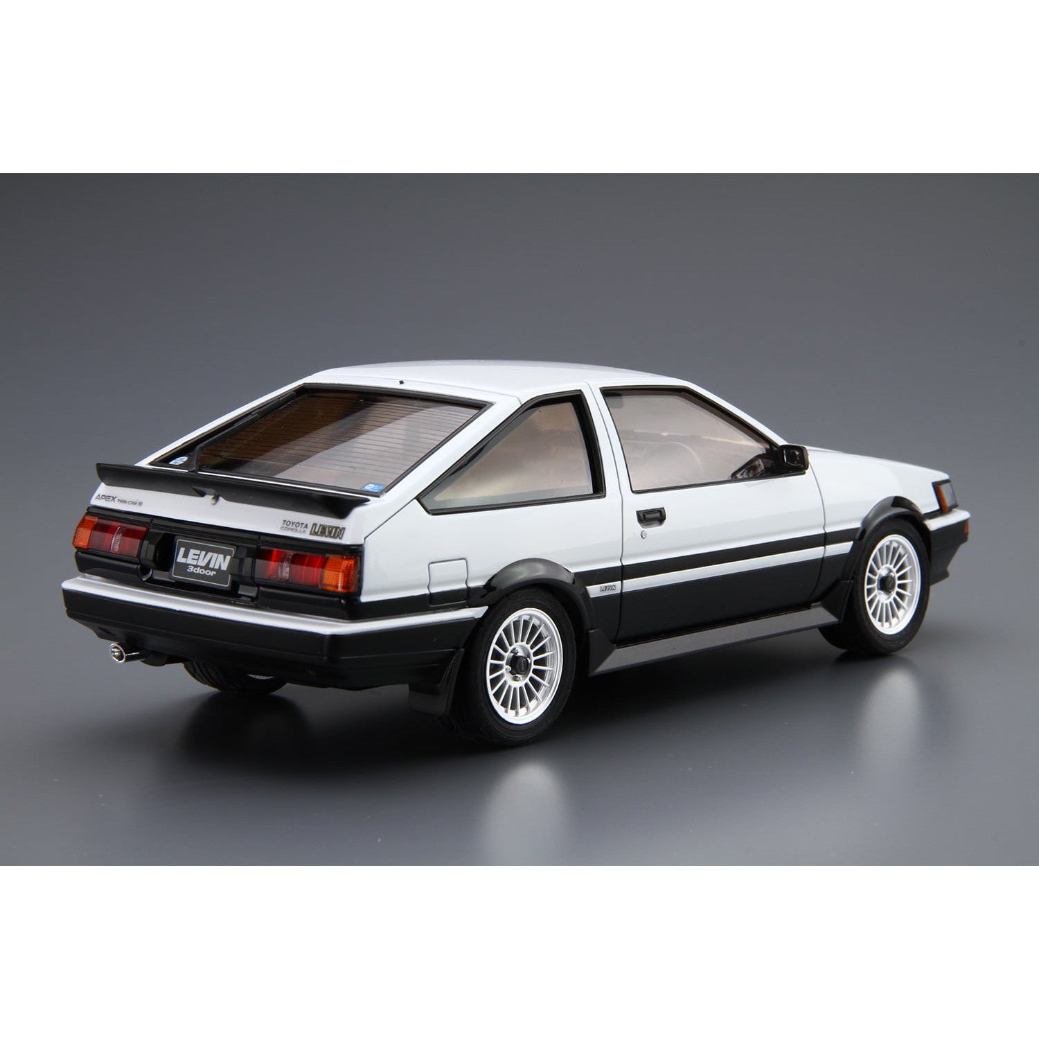 【新品】【お取り寄せ】[PTM] ザ・モデルカー No.17 1/24 トヨタ AE86 カローラ レビン GT-APEX '85 プラモデル(069318) アオシマ(20241005)