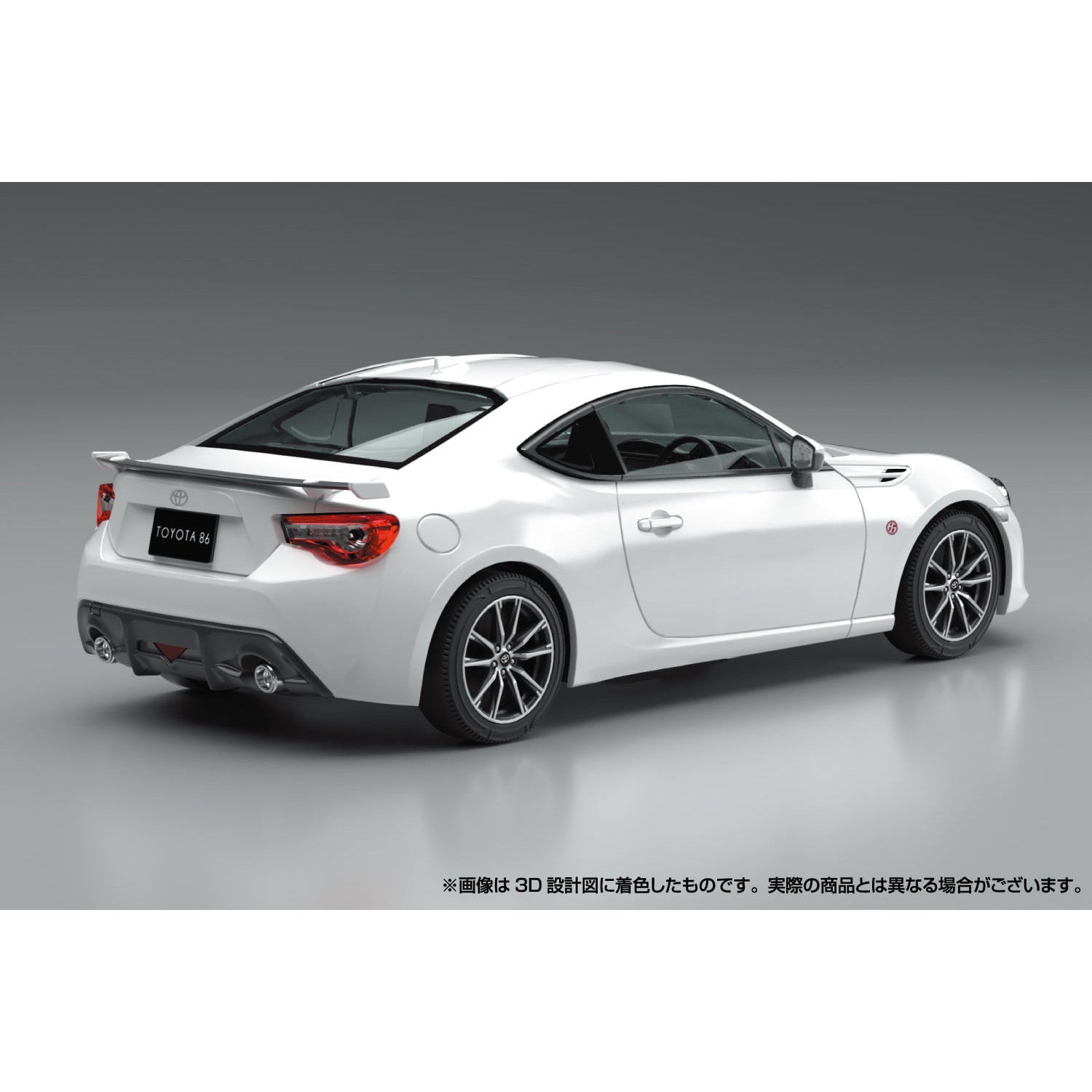 【新品即納】[PTM] 初回生産特典付属 楽プラ スナップキットNo.8-CW 1/32 トヨタ 86(クリスタルホワイトパール) プラモデル(068847) アオシマ(20241130)
