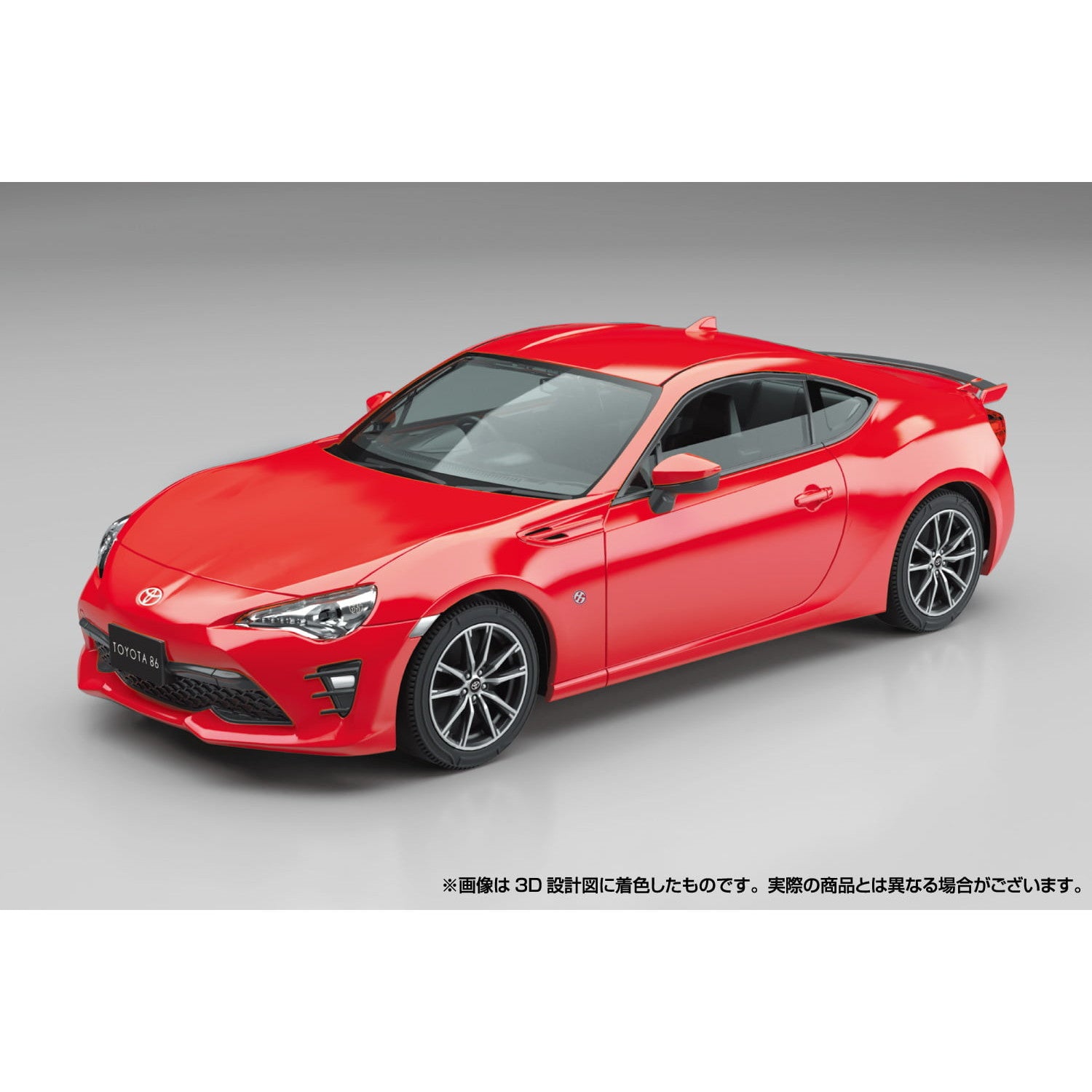 【新品即納】[PTM] 初回生産特典付属 楽プラ スナップキットNo.8-PR 1/32 トヨタ 86(ピュアレッド) プラモデル(068878) アオシマ(20241130)