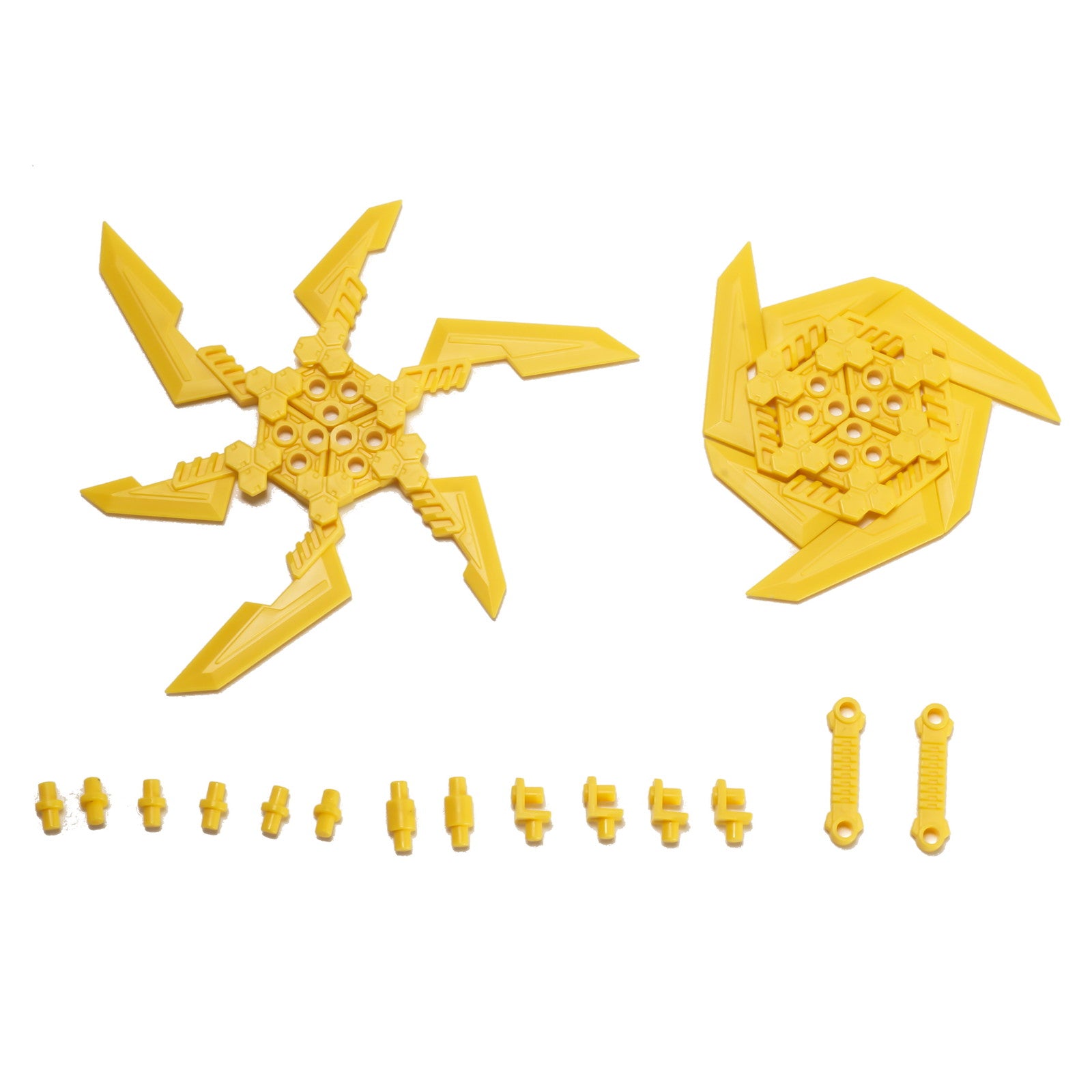 【新品即納】[PTM] プラアクト・オプション・シリーズ08:ギミックナイフ3(イエロー) プラモデル用アクセサリ(PP213) PLUM(プラム) (20240930)