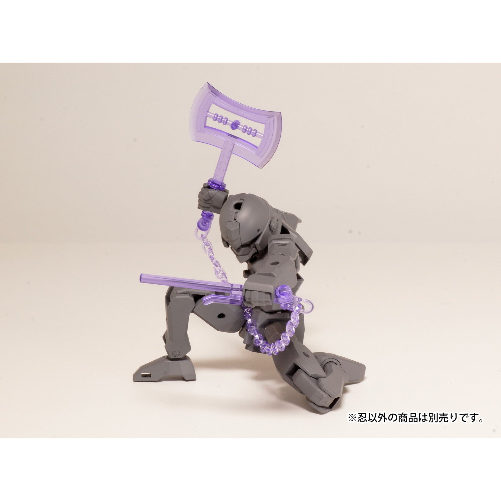 【新品即納】[PTM] プラアクト・オプション・シリーズ04:忍(シノビ) 2(クリアパープル) プラモデル用アクセサリ(PP214) PLUM(プラム) (20240930)