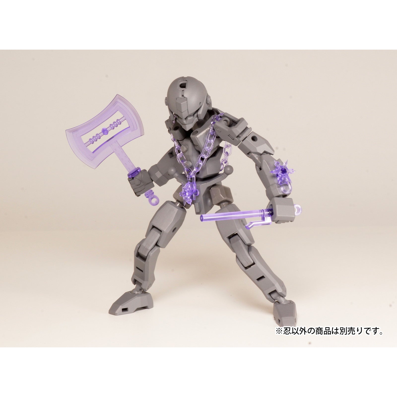 【新品即納】[PTM] プラアクト・オプション・シリーズ04:忍(シノビ) 2(クリアパープル) プラモデル用アクセサリ(PP214) PLUM(プラム) (20240930)