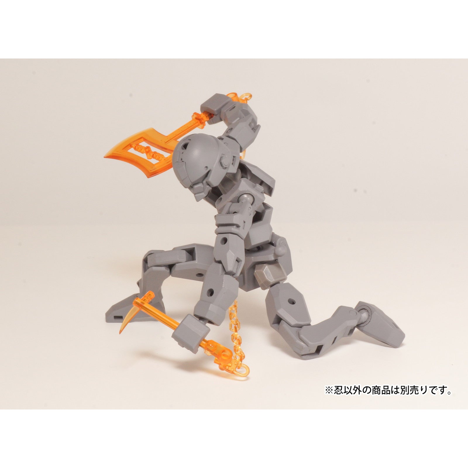 【新品即納】[PTM] プラアクト・オプション・シリーズ04:忍(シノビ) 3(クリアオレンジ) プラモデル用アクセサリ(PP215) PLUM(プラム) (20240930)
