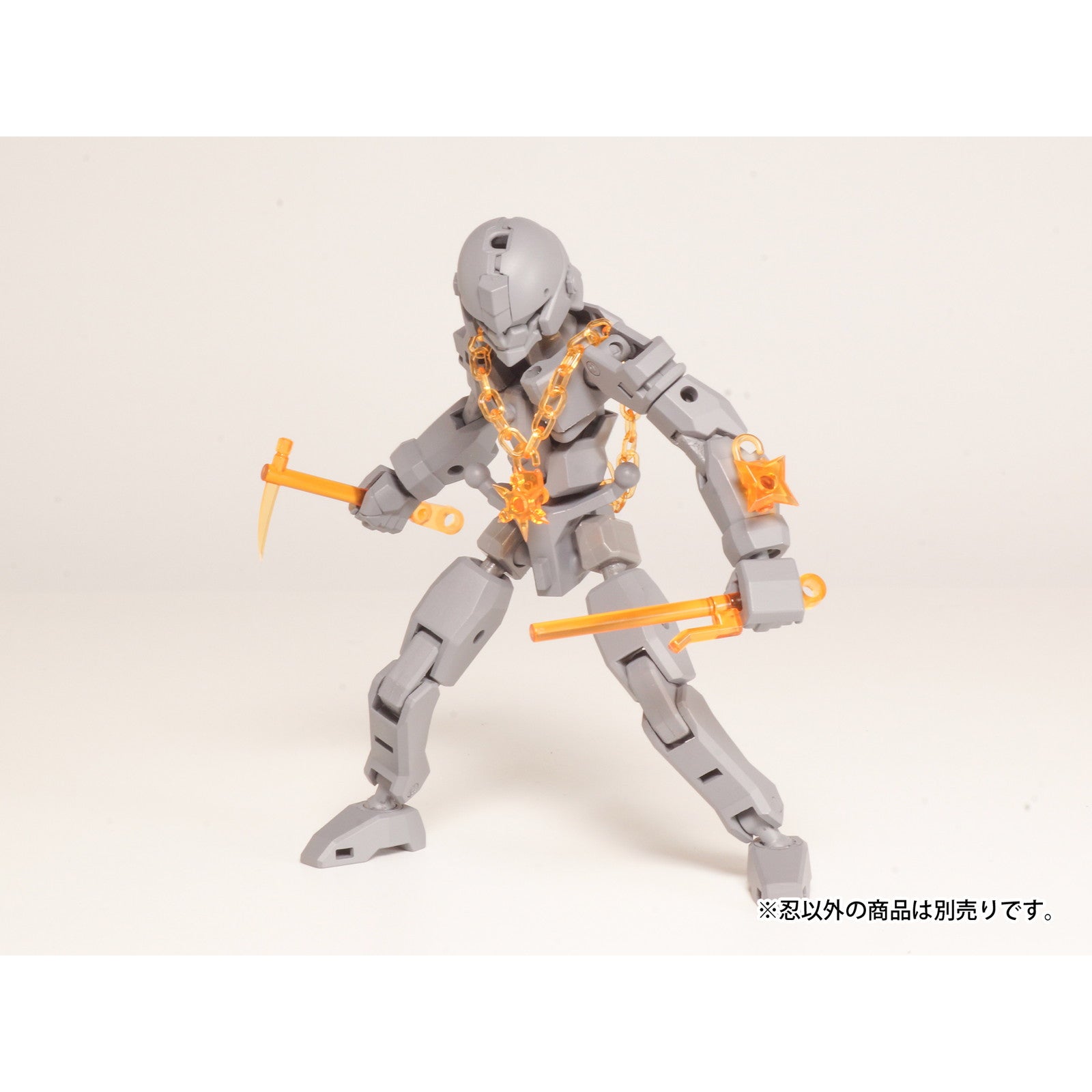 【新品即納】[PTM] プラアクト・オプション・シリーズ04:忍(シノビ) 3(クリアオレンジ) プラモデル用アクセサリ(PP215) PLUM(プラム) (20240930)