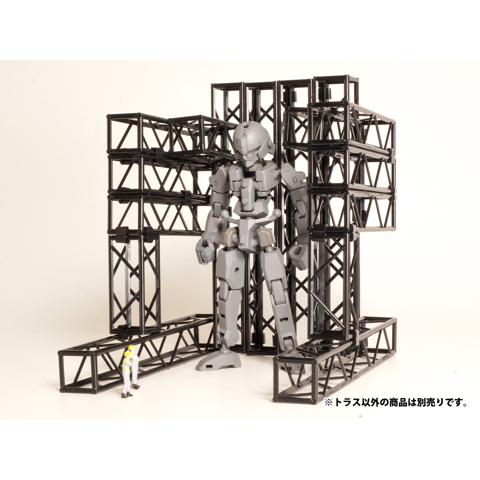 【新品即納】[PTM] プラ・アクセサリー01:トラス(角) ブラックVer. プラモデル用アクセサリ(MS085) PLUM(プラム) (20240930)