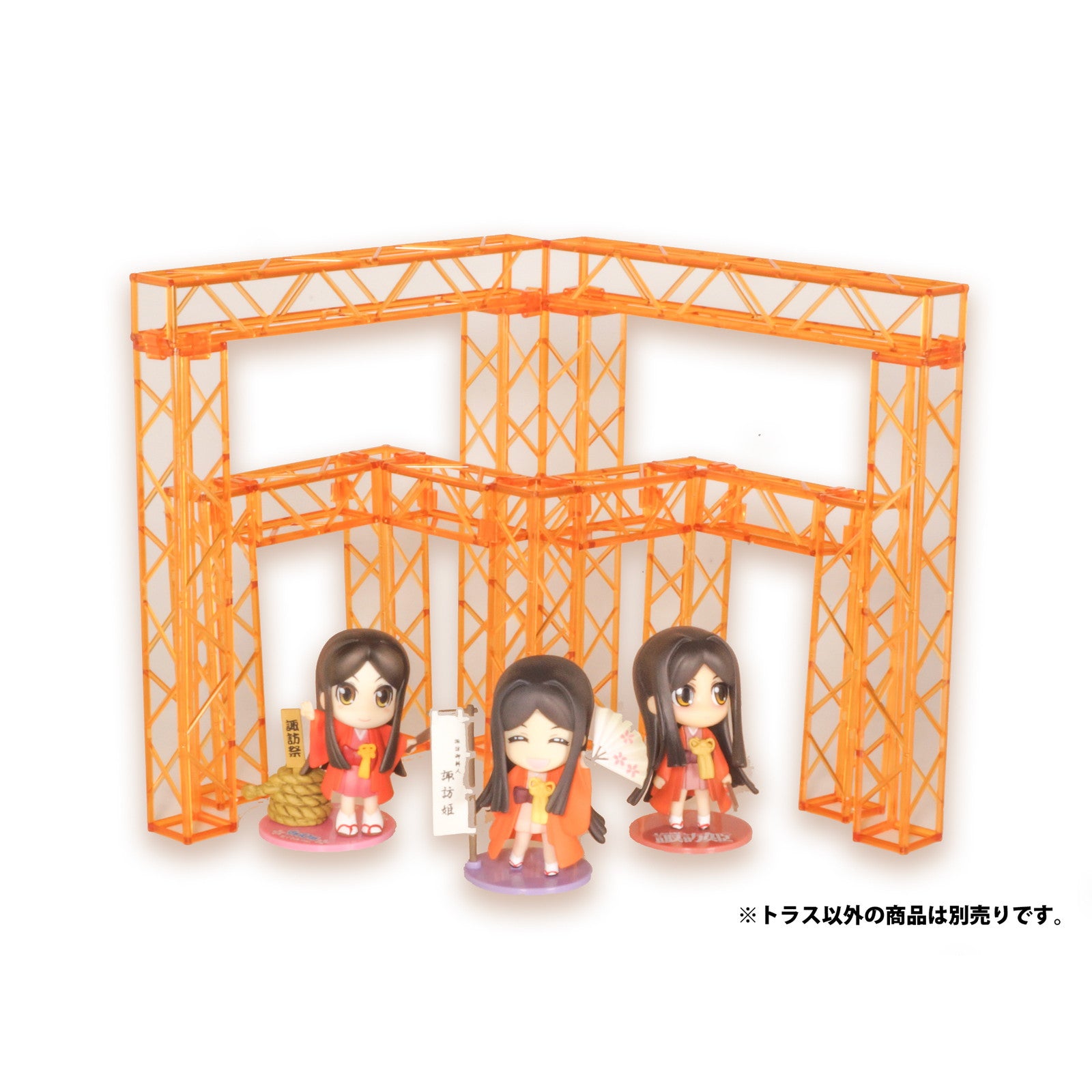 【新品即納】[PTM] プラ・アクセサリー01:トラス(角) クリアオレンジVer. プラモデル用アクセサリ(MS086) PLUM(プラム) (20240930)