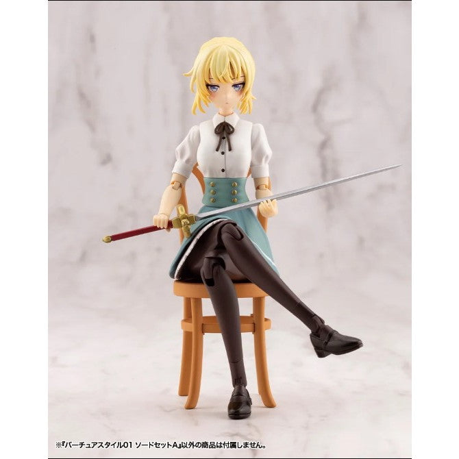 【新品即納】[PTM] (再販) M.S.G モデリングサポートグッズ バーチュアスタイル01 ソードセットA プラモデル用アクセサリ(GE001X) コトブキヤ(20241130)