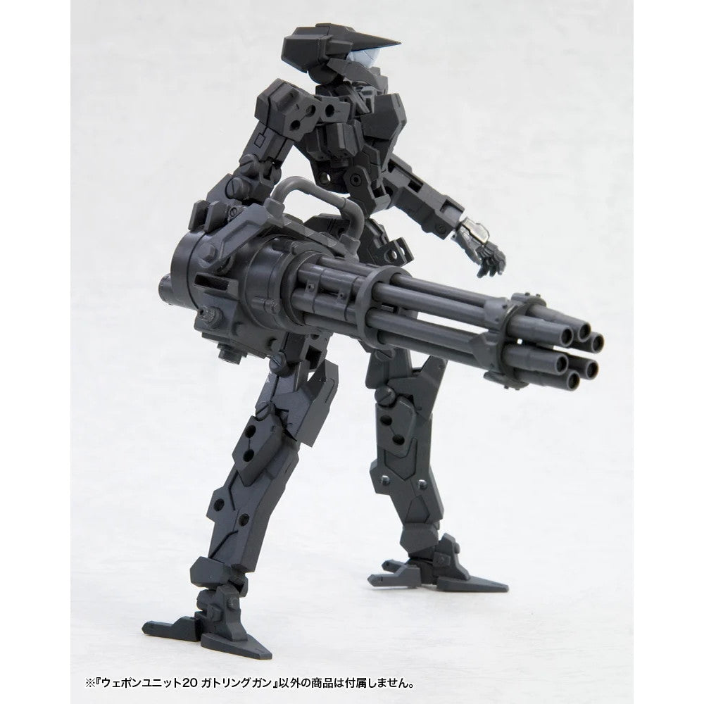 【新品即納】[PTM] (再々販) M.S.G モデリングサポートグッズ ウェポンユニット20 ガトリングガン プラモデル用アクセサリ(MW20Y) コトブキヤ(20250630)