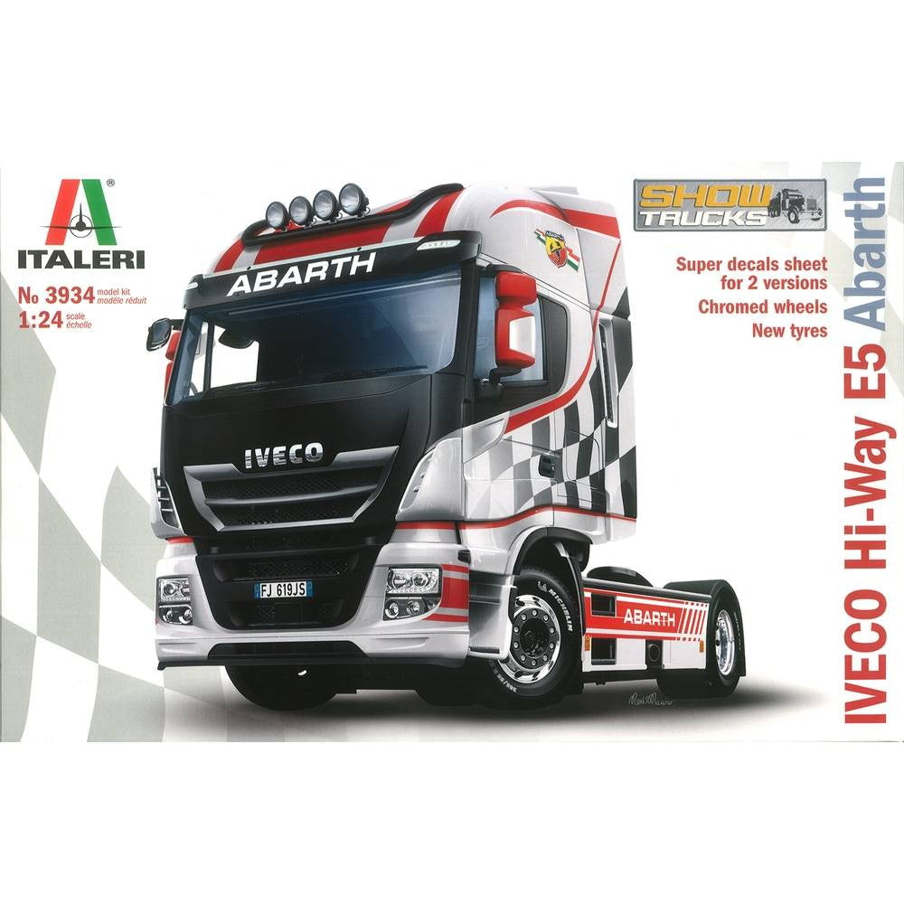 【新品即納】[PTM] (再販) 1/24 イウ?ェコ HI-WY Abarth トラクターヘット? プラモデル(IT3934) ITALERI(イタレリ) (20240831)