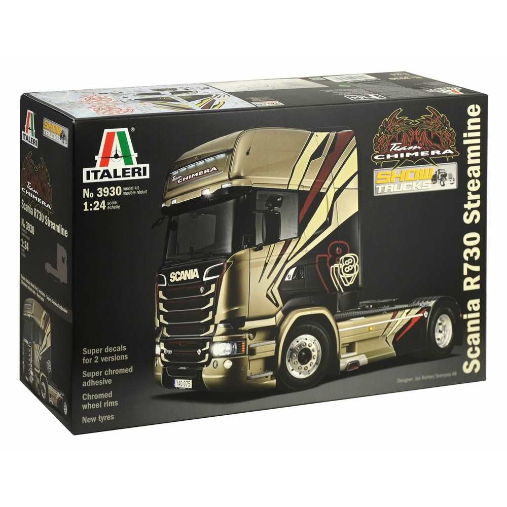 【新品即納】[PTM] (再販) 1/24 スカニア R730 ストリームライン キメラ トラクターヘット? プラモデル(IT3930) ITALERI(イタレリ) (20240831)