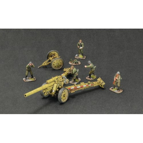 【新品即納】[PTM] (再販) 1/72 WW.II ドイツ軍 15cm sFH 18 重榴弾砲/10.5cm sK 18 重野砲 2in1 砲兵フィギュア付属 プラモデル(IT7082) ITALERI(イタレリ) (20240831)