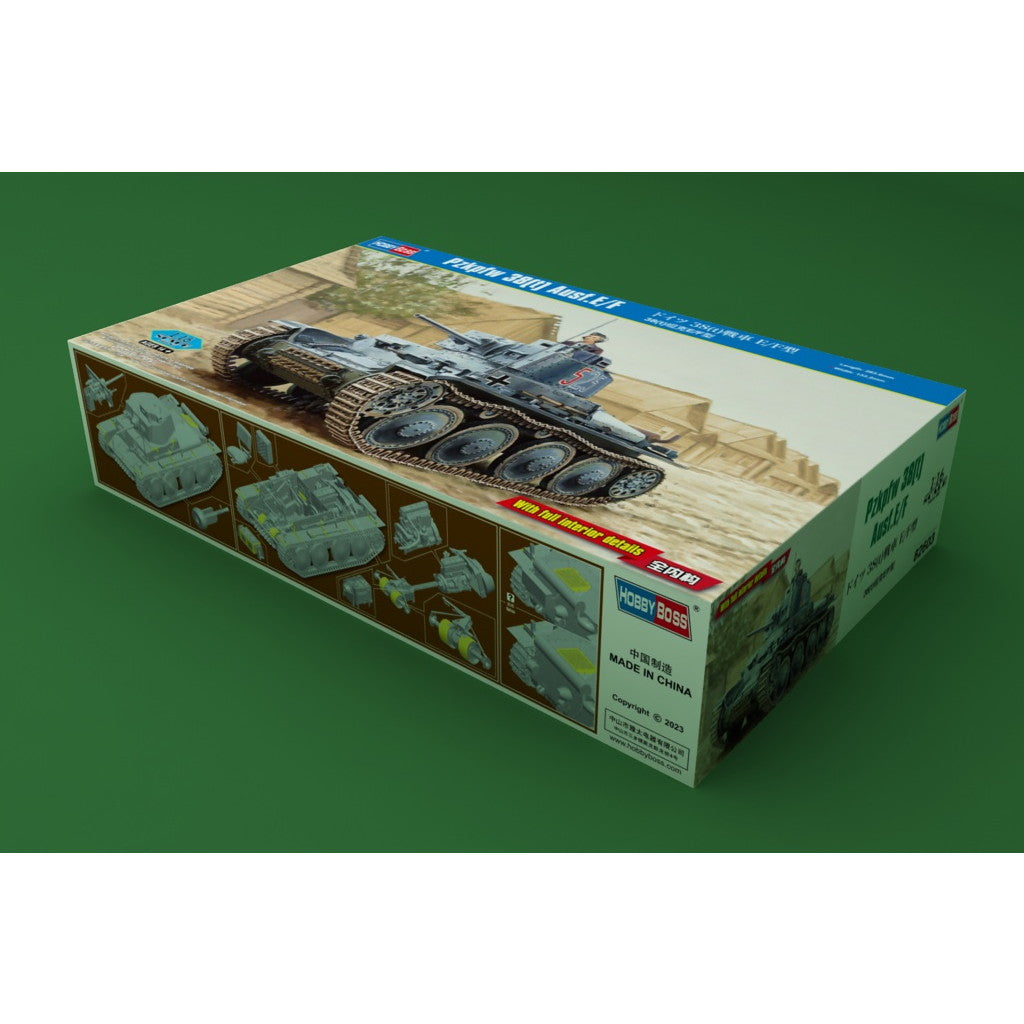 【新品即納】[PTM] (再販) ファイティングヴィークルシリーズ 1/16 ドイツ 38(t) 戦車 E/F型 プラモデル(82603) HOBBY BOSS(ホビーボス) (20240930)