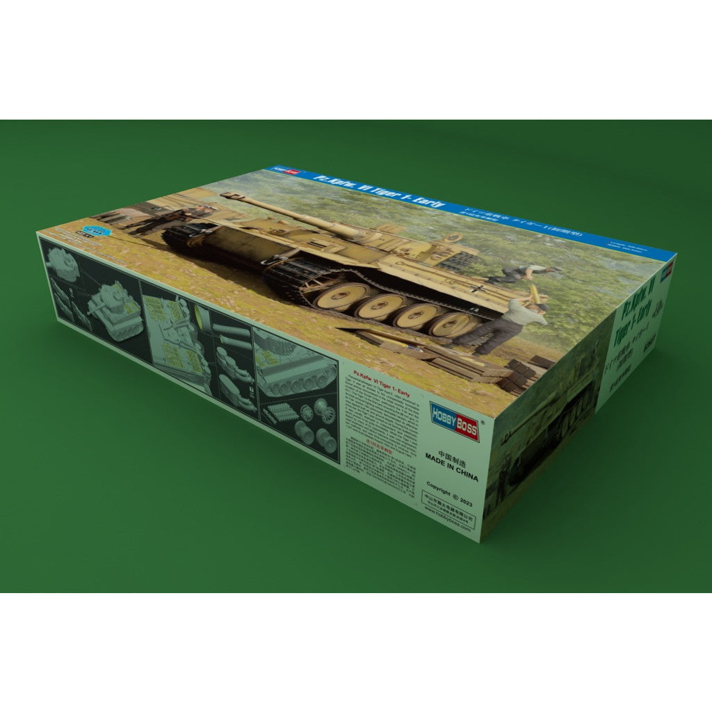 【新品即納】[PTM] (再販) ファイティングヴィークルシリーズ 1/16 ドイツ重戦車 タイガーI(初期型) プラモデル(82607) HOBBY BOSS(ホビーボス) (20240930)