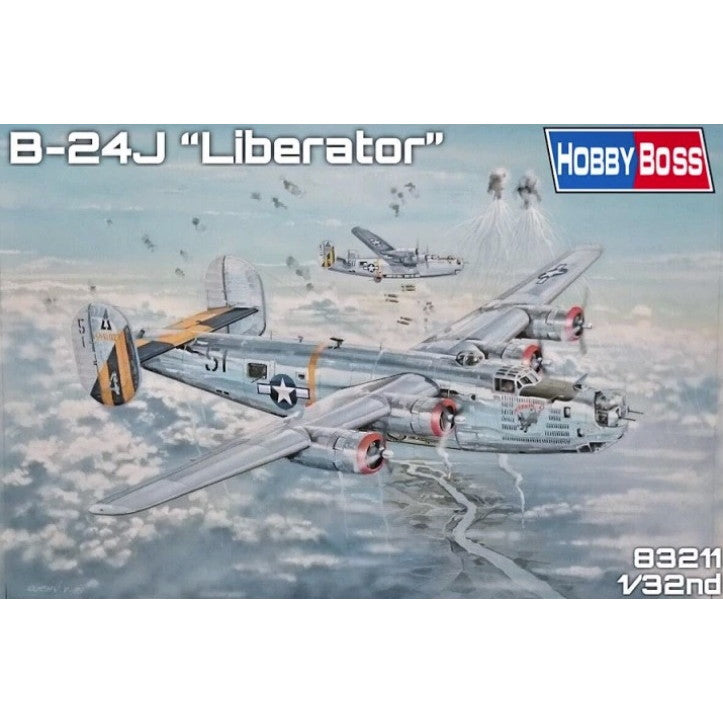 【新品即納】[PTM] (再販) エアクラフトシリーズ 1/32 B-24J リベレーター プラモデル(83211) HOBBY BOSS(ホビーボス) (20240930)