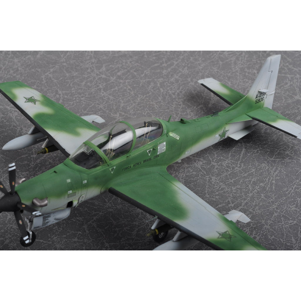 【新品即納】[PTM] (再販) エアクラフトシリーズ 1/48 ブラジル空軍 EMB-314 スーパーツカノ プラモデル(81727) HOBBY BOSS(ホビーボス) (20240930)