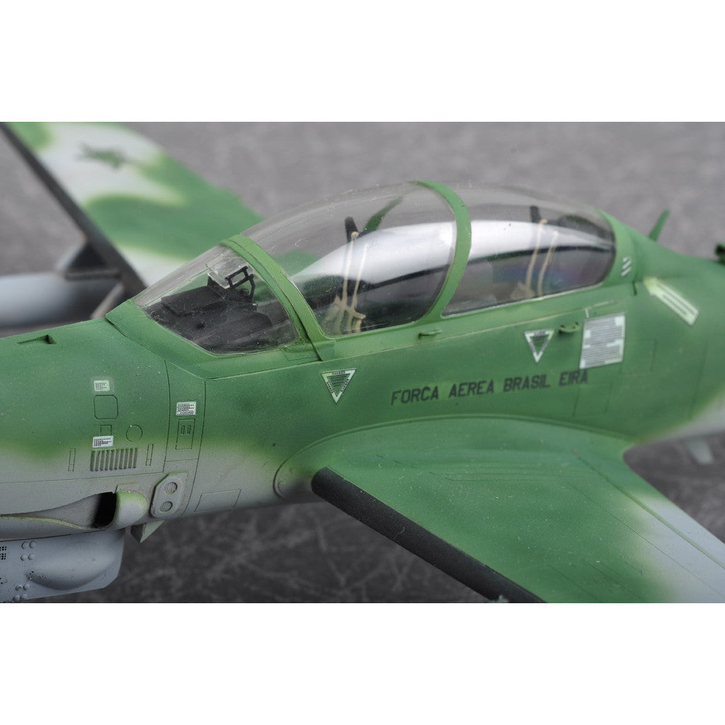 【新品即納】[PTM] (再販) エアクラフトシリーズ 1/48 ブラジル空軍 EMB-314 スーパーツカノ プラモデル(81727) HOBBY BOSS(ホビーボス) (20240930)